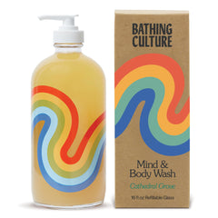 Bathing Culture – Bouteille douche biodégradable avec parfum Cathedral Grove.