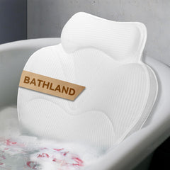 Bathland coussin bain grand format offre un confort enveloppant pendant le bain.