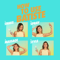 Batiste Blonde massage des racines: réveil de l'apparence des cheveux.