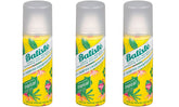 Batiste Shampoing sec Tropical, bouteille compacte pour rafraîchir les cheveux entre les lavages.