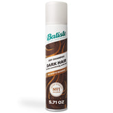Batiste Shampoing Sec Noir – flacon élégant, absorption rapide pour cheveux foncés.