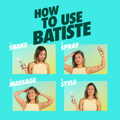 Batiste Shampoing Sec Original – absorption d’huile pour un fini net.