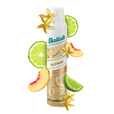 Batiste Shampooing Sec Brilliant Blonde — Bouteille pratique et absorption rapide de l’huile.