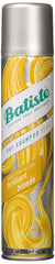 Batiste Shampooing Sec Plus Blond Brillant, flacon, revitalise les racines et offre une sensation de fraîcheur.