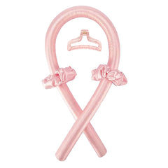 BATOUDE bandeau boucles sans chaleur rose — boucles naturelles douces.