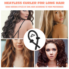 BATOUDE rouleau-coiffure sans chaleur pour boucles naturelles.