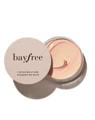 Bayfree fond-de-teint balm hydratant, texture crème hydratante et couvrante.