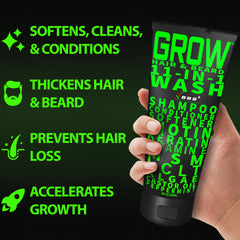BB Best Beard Stuff GROW: mousse lavante riche pour démarrer le soin