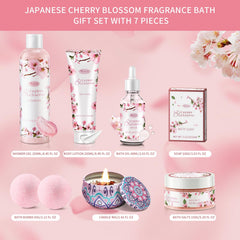 Huile bain BBlove fleur de cerisier japonaise, soin nourrissant pour détente.