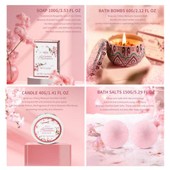 Sels bain BBlove fleur de cerisier japonaise, immersion relaxante et parfum floral.