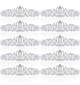 BBTO diadème crystal ensemble 10 pièces, prêt pour fête et mariage.