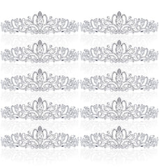 BBTO diadème crystal ensemble 10 pièces, prêt pour fête et mariage.