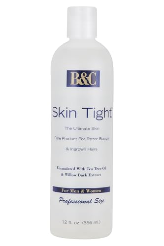 B&C Skin Tight : cible poils incarnés après rasage, effet apaisant.