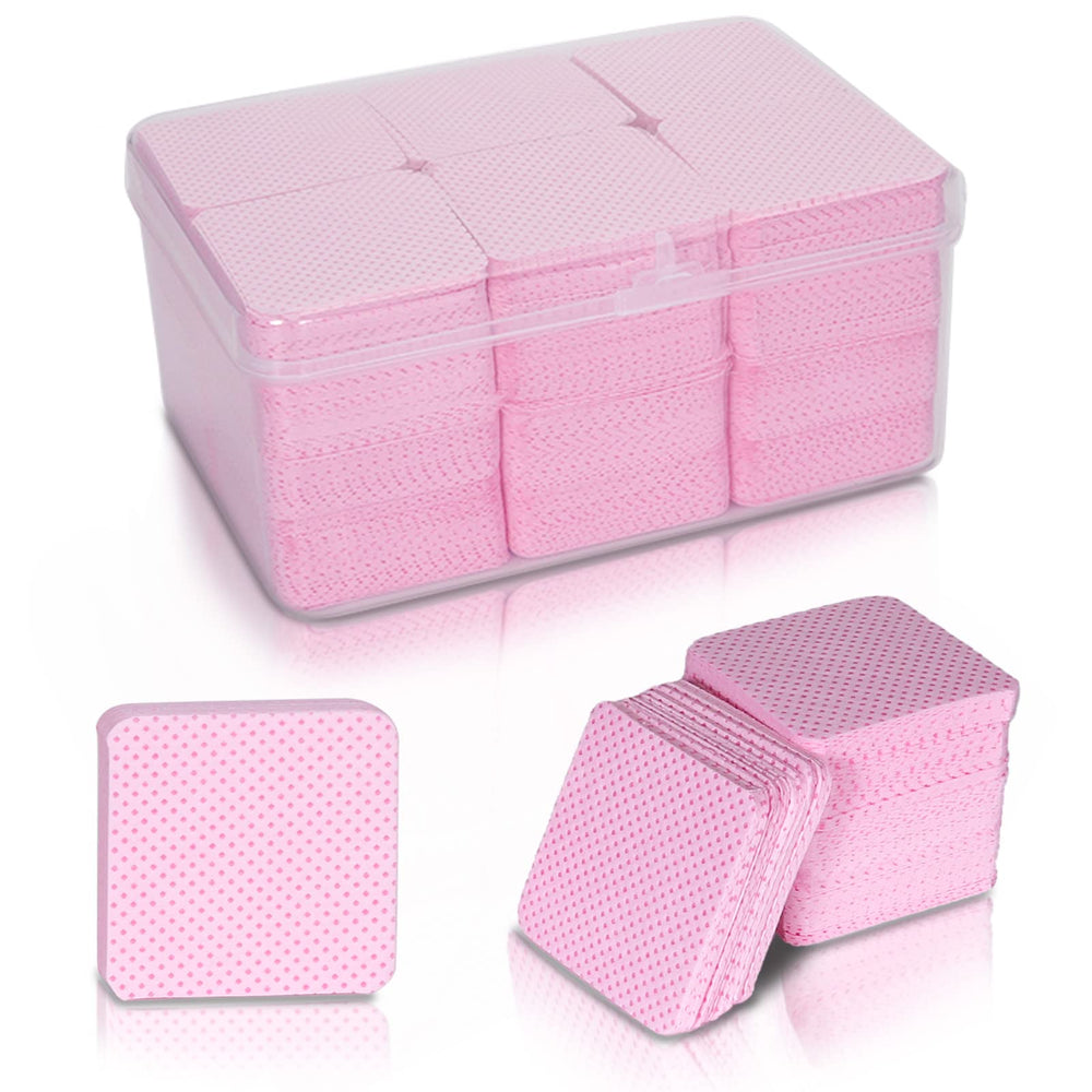 BCOWOS lingettes sans peluches dans l etui pratique, idéal pour déplacements et soins des ongles.