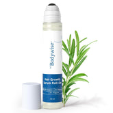 Be Bodywise Sérum Croissance Cheveux rouleau romarin : application ciblée et sans résidu.
