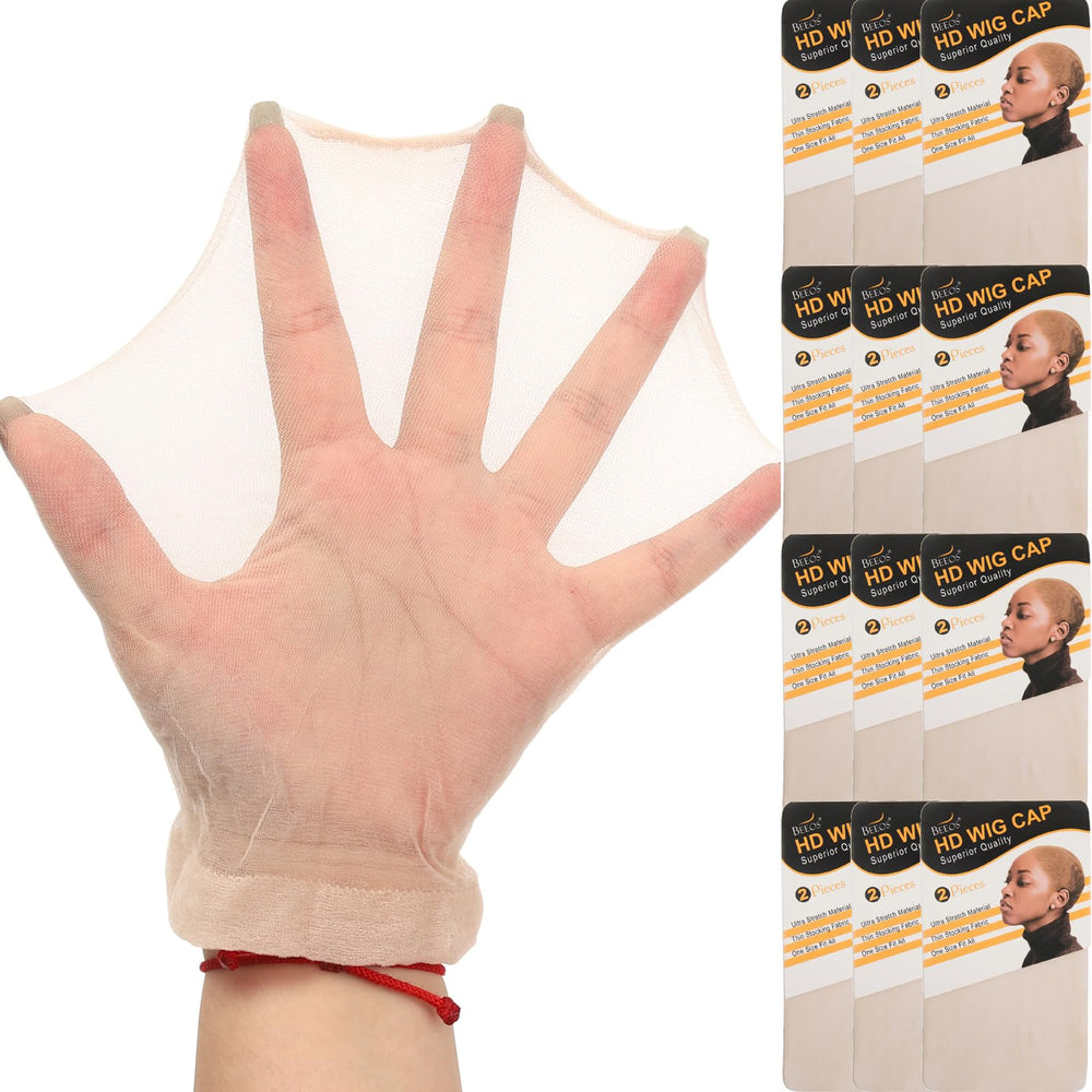 BEEOS Nude HD cap invisible qui se fond sur la peau pour un rendu naturel.