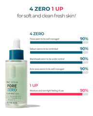 Texure lisse et légère du BE THE SKIN Pore Zero après application.