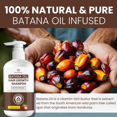 Beadlamey shampooing huile Batana – ingrédients naturels riches.