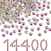 BEADSLAND strass flatback SS16 AB, brillant pour ongles et décor vestimentaire.