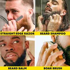 Guide de coupe à huit couleurs Beard Club pour ajuster 45 longueurs.
