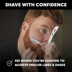 Beard Club rasoir droit poignée ergonomique: prise en main confortable