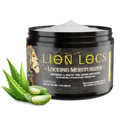 Beard Gains Lion Locs gel retwist en action, fixation durable et hydratation.