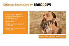 Beard Guyz Beard Wash – poils de barbe doux et sans nœuds après lavage.