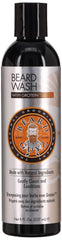 Beard Guyz Nettoyant Quotidien: bouteille ouverte, soin doux pour barbe et peau sensible.