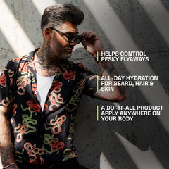 Baume Beardbrand voyage barbe brillance et douceur visibles