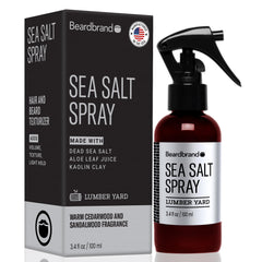 Beardbrand Spray sel marin offre volume et texture naturelle pour cheveux.
