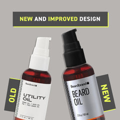 Beardbrand confort peau après huile, peau hydratée et souple.