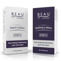 Beau Lashes – bouteille de lotion relèvement rapide pour cils parfaitement relevés.