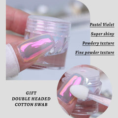 BEAUTNICE Poudre Chrome – base gel UV comme support pour les reflets