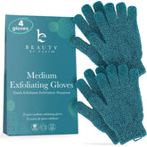 Beauty by Earth gant exfoliant corps moyen en action, peau plus lisse et éclatante