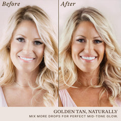 Beauty by Earth gouttes autobronzantes corps moyen flacon, bronzage homogène et discret.