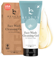 Beauty by Earth nettoyage doux du visage avec une bouteille voyage pratique et purifie la peau