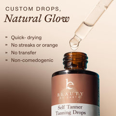 Beauty by Earth lotion corps bronzage naturel pour peau fini uniforme.