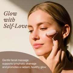Beauty by Earth Rouleau quartz rose facilite l’absorption des soins