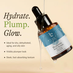 Sérum Beauty by Earth avec pompe, application précise et économique.