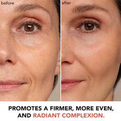 Texture légère de la crème visage Vitamine C pour hydratation quotidienne.