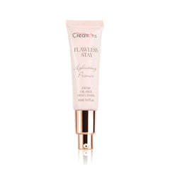 Base hydratante Flawless Stay par Beauty Creations: bouteille prête à hydrater et lisser le teint.