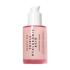 Beauty Pie Sérum Hyaluronique Triple dans son emballage, hydratation en profondeur pour la peau.