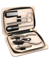 Kit Beauty Power en acier inox pour soins précis à domicile.