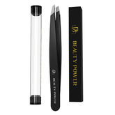 Beauty Power pince a epiler, pointe incline, précision sur poils fins