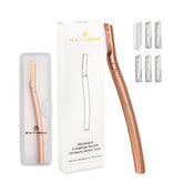 Beauty Power rasoir sourcils 6 lames pour contours nets et précis.