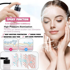 Beauty Star système spray avec bouteilles dédiées pour hydratation ciblée.