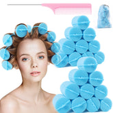 BEAUTIYAND rouleaux en mousse bleus de 2 pouces pour boucles naturelles sans chaleur