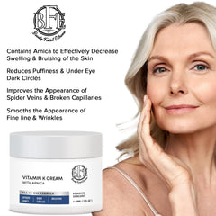 Beauty Facial Extreme Vitamin K crème – texture riche prête à l'application.