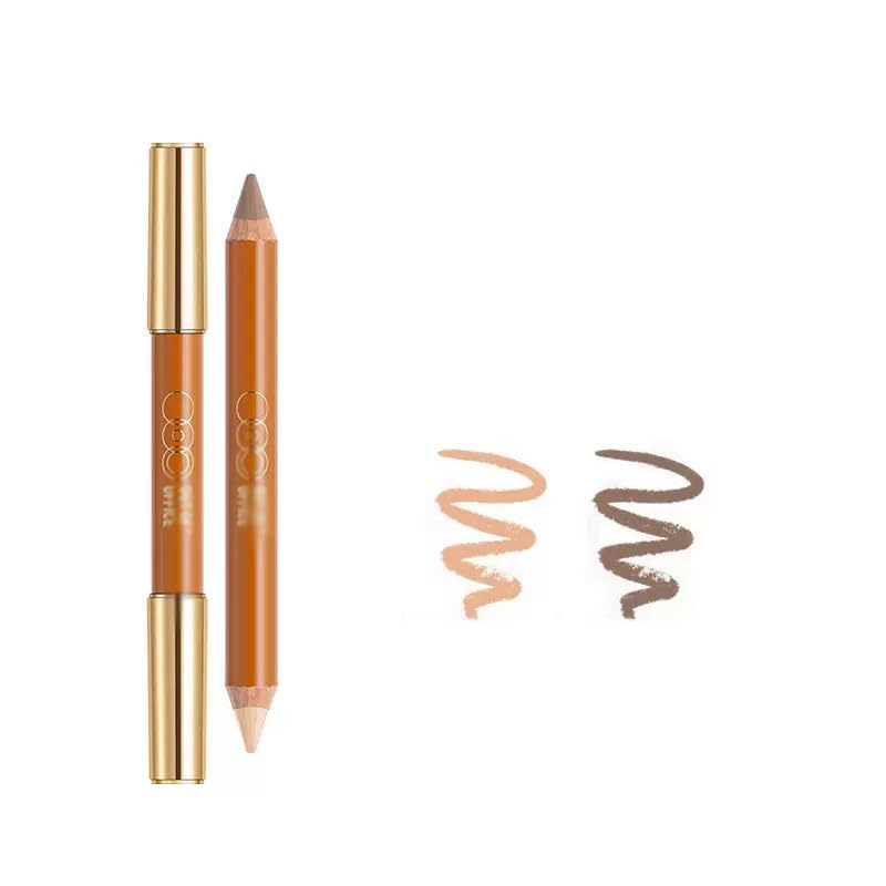 BeautyMall Crayon contour double extrémités emballage élégant prêt à l'emploi.