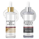 BEBIR Peel Shot Glow exfoliant riz noir pour peau lumineuse.